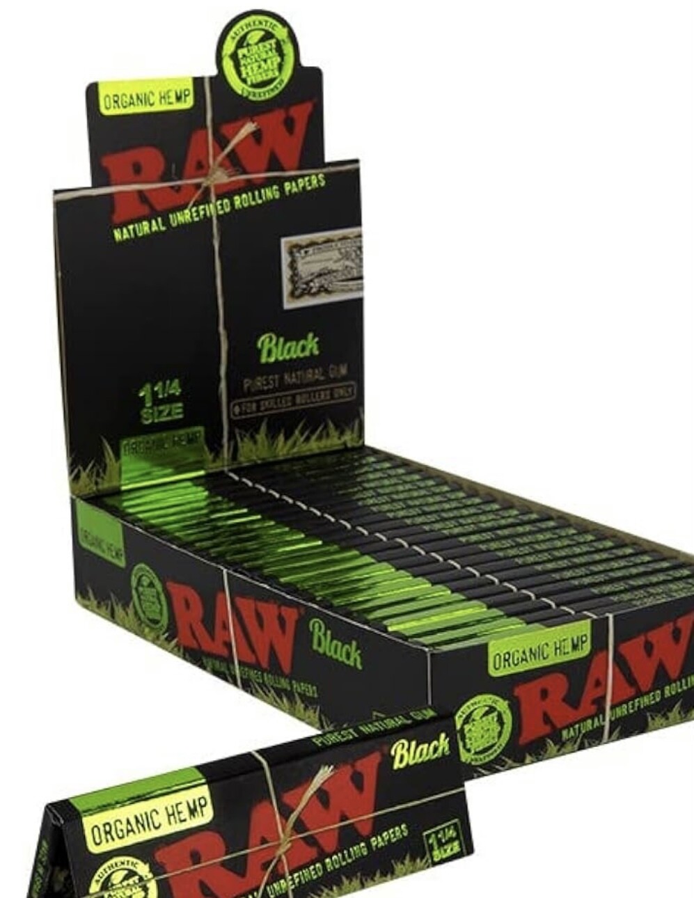 RAW “Black” rolling papers