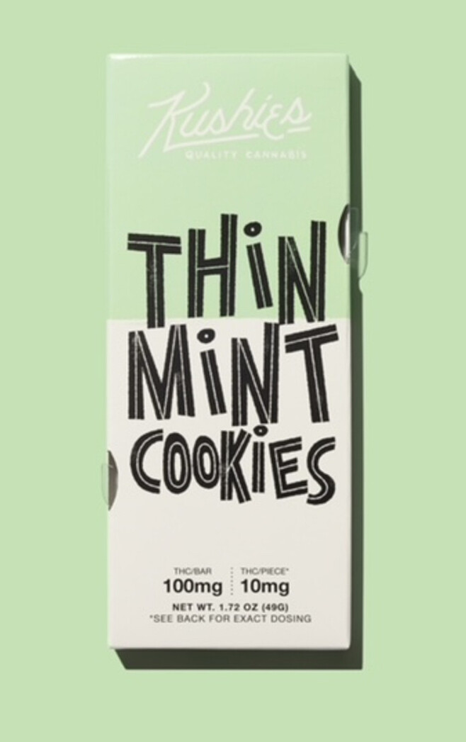 100mg Candy Bars (Thin Mint Cookies)