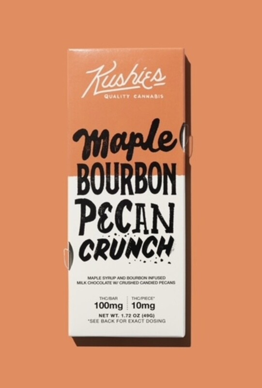 100mg Candy Bars (Maple Bourbon Pecan Crunch)