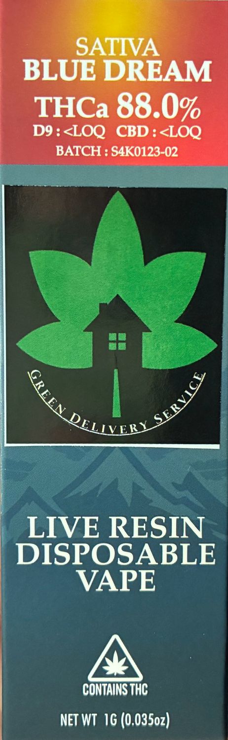 1g Live Resin Vape (Blue Dream)