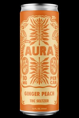 Aura Seltzer – Ginger Peach