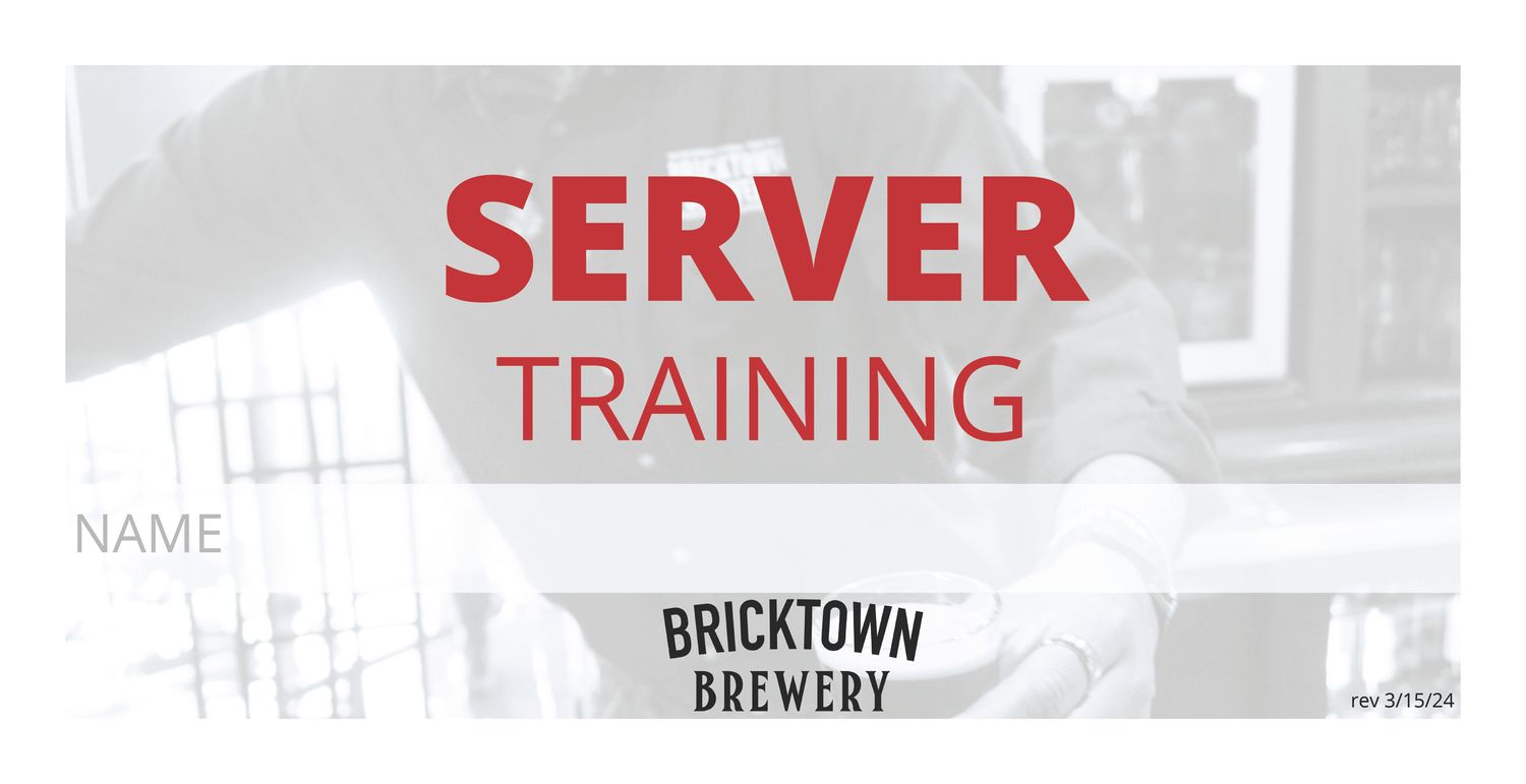 Server Training Book