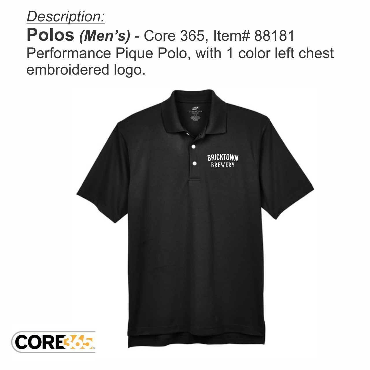 BTB Manager/Trainer Polos - Men