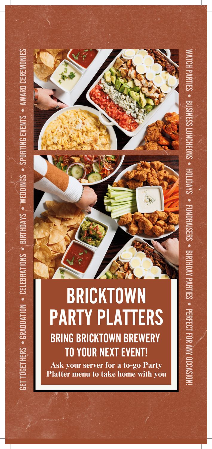 Party Platter Table Tent Insert