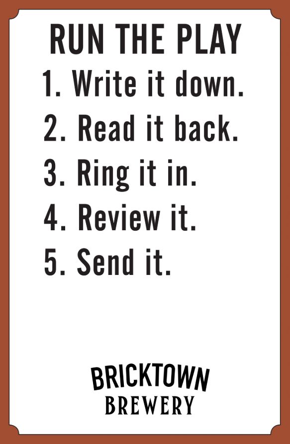 Run The Play Poster 11 x 17