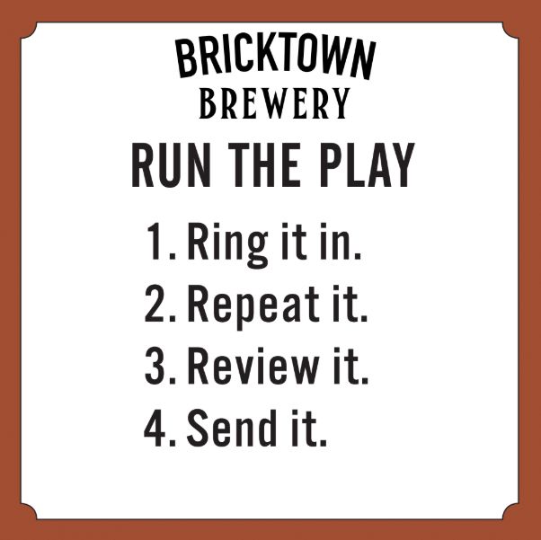 Run the Play Poster 4 x 4