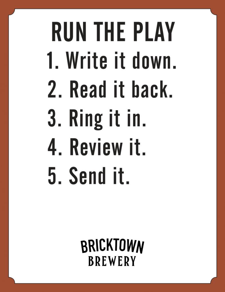 Run the Play Poster 8.5 x 11