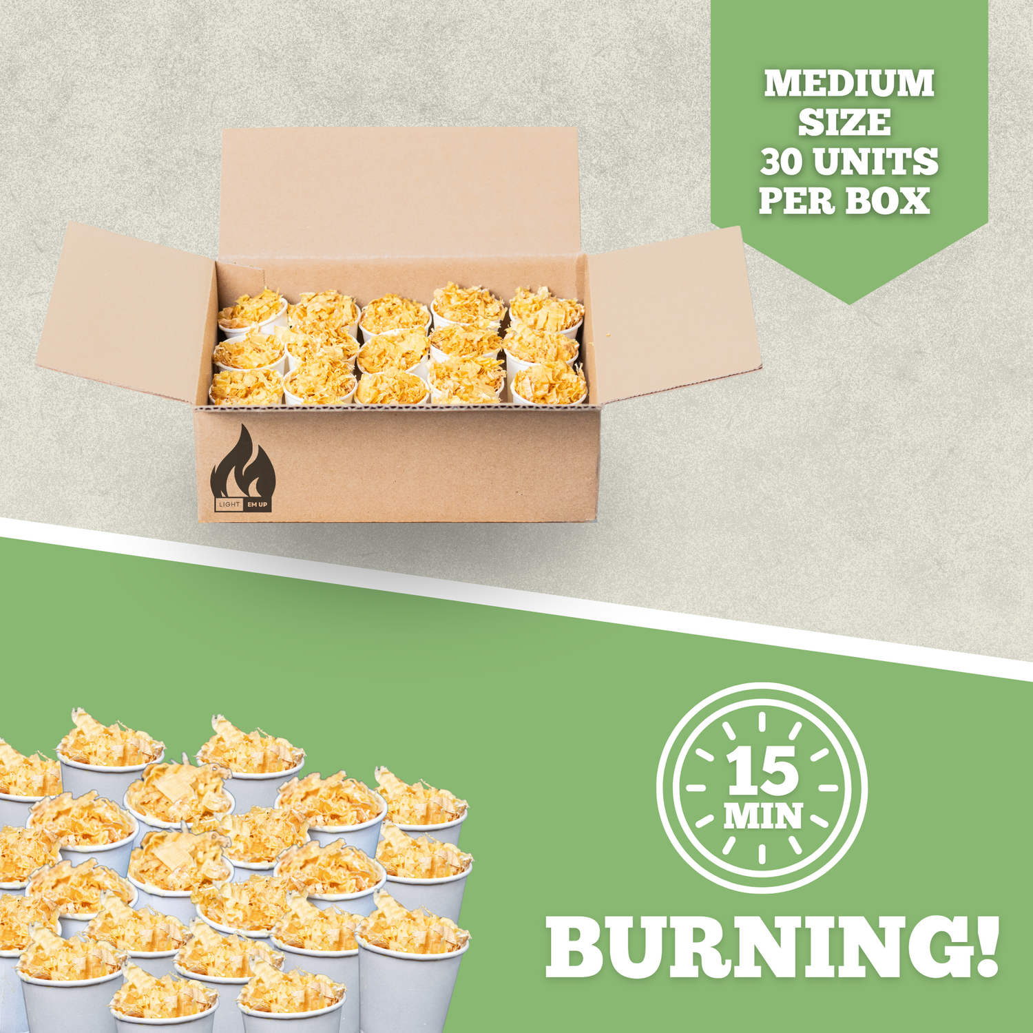 Light 'Em Up - 2oz Cups | Package of 30