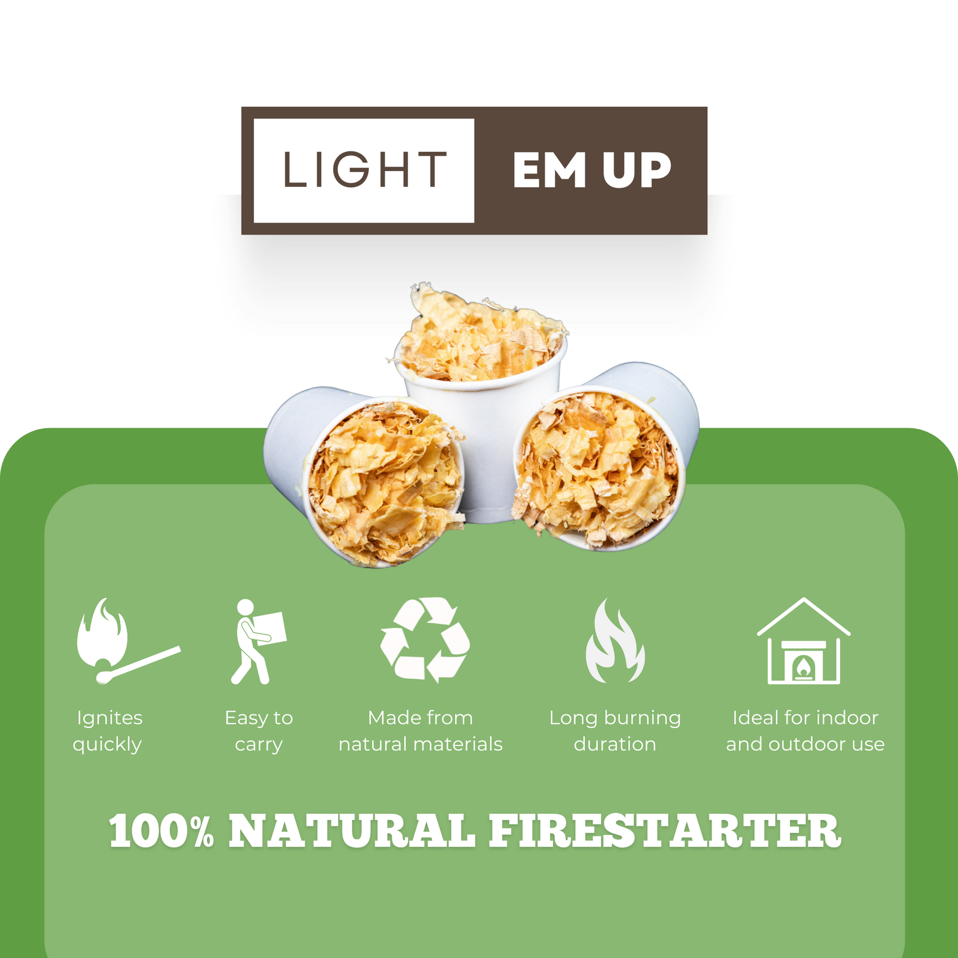 Light 'Em Up - 2oz Cups | Package of 30