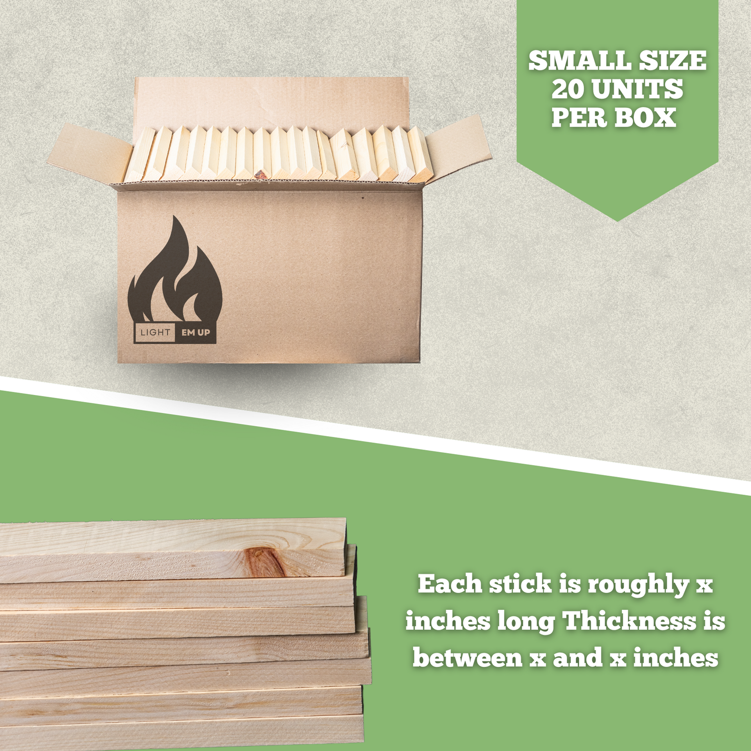 Light 'Em Up Kindling – 20 lbs