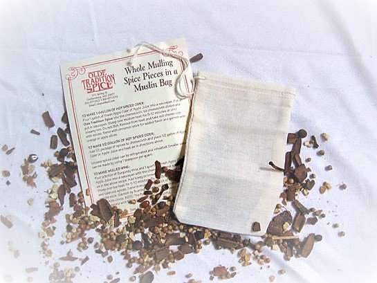 Whole Mulling Spice Pieces in a Bag