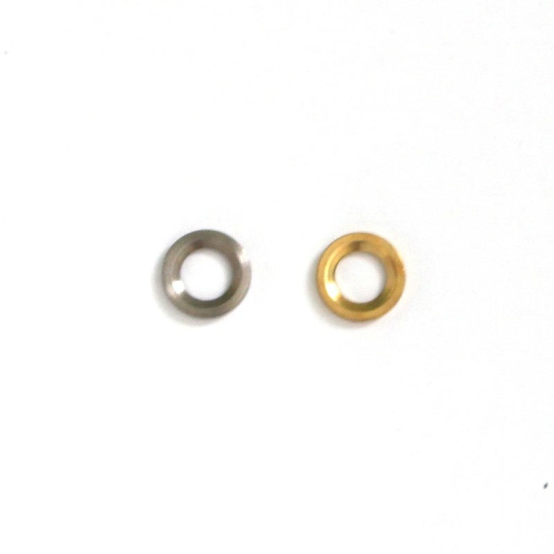 Gold or Chrome "O" Ring