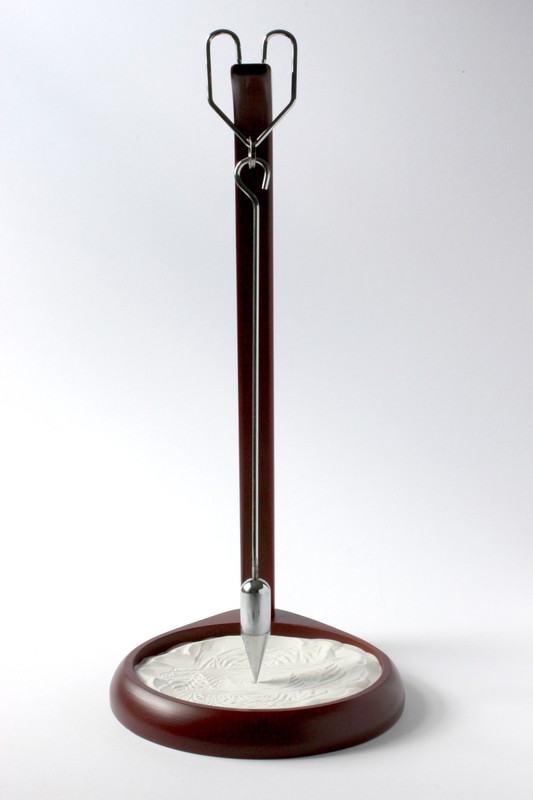 Small 13" Traditional Style Wood Pendulum Swing (Black)