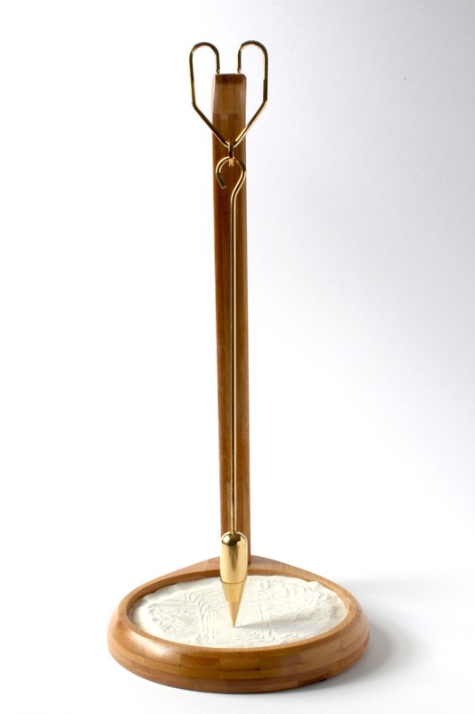 Small 13" Traditional Style Wood Pendulum Swing (Natural)