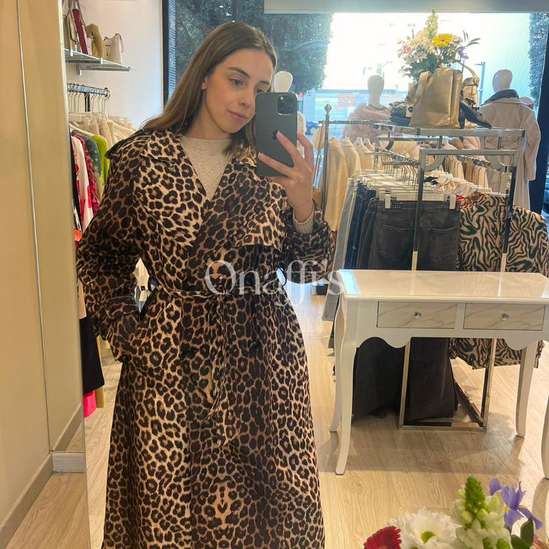Gabardine Elegance animal print