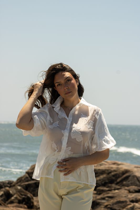Blusa White Elegance