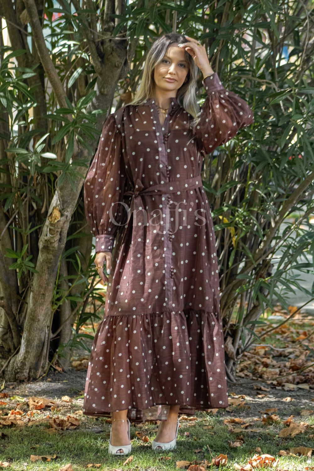 Vestido Brown Bolas Fashion