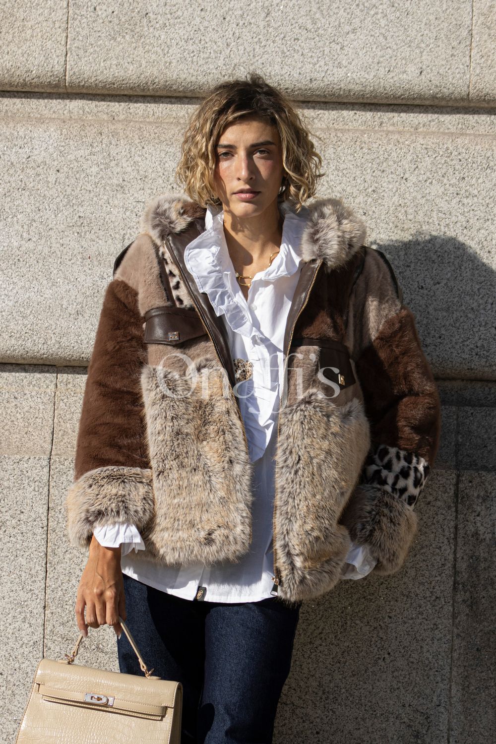 Casaco pêlo Fashion