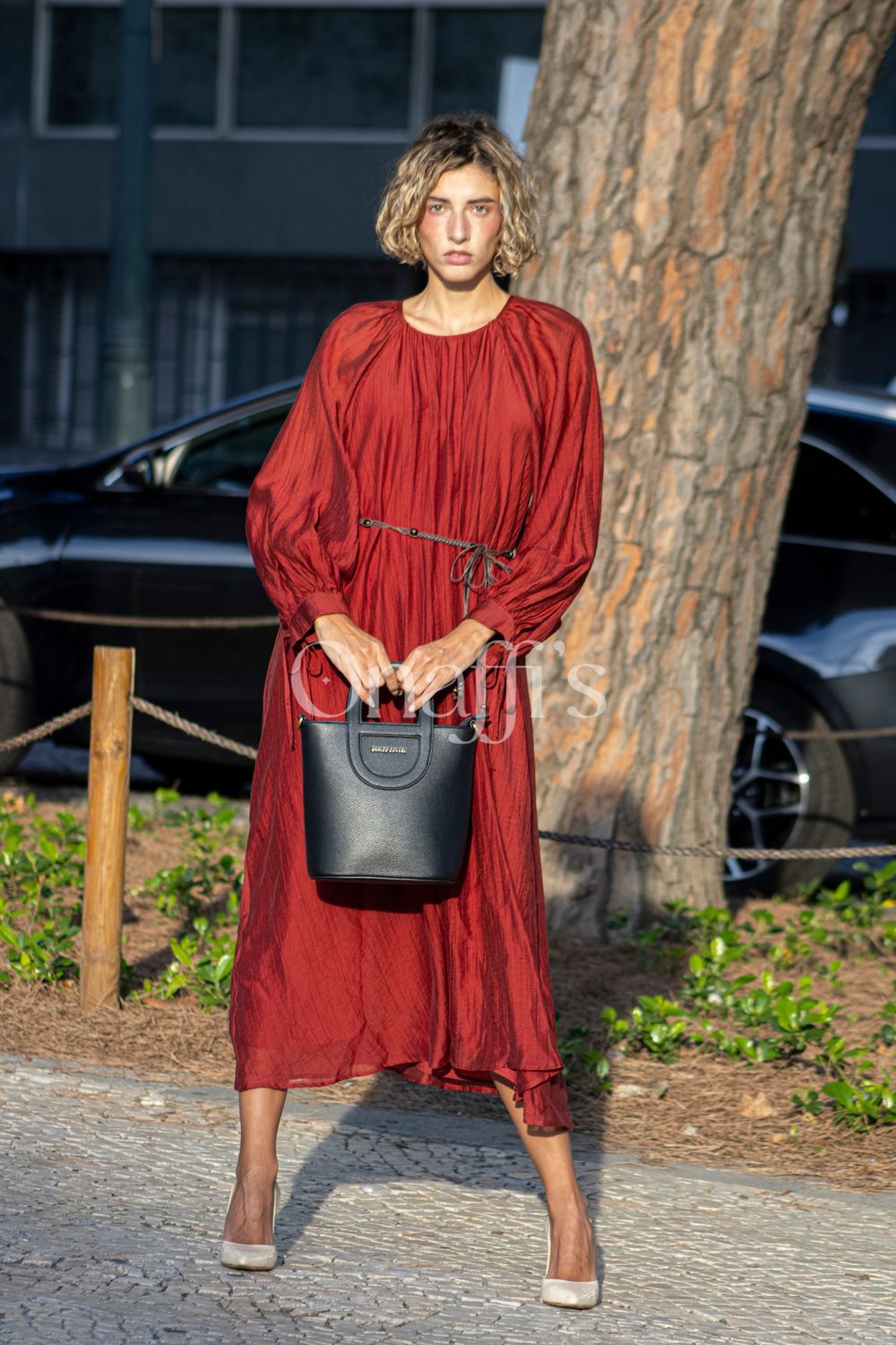 Vestido bordeaux fashion