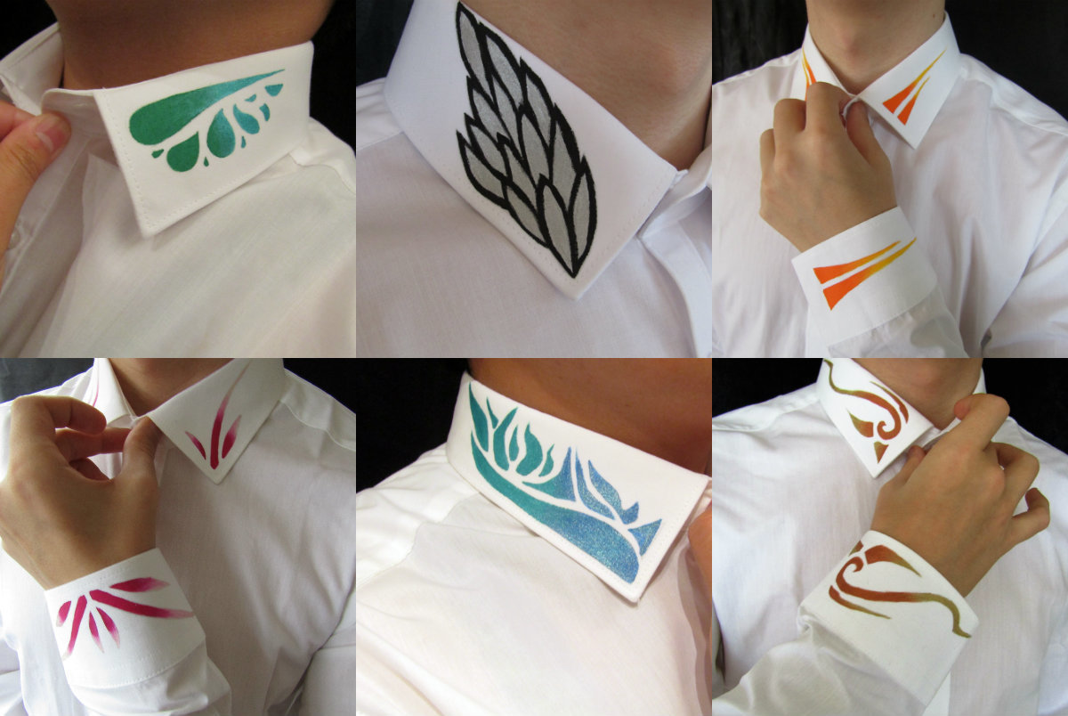 Hand-painted Men&#39;s Long Sleeve Shirt