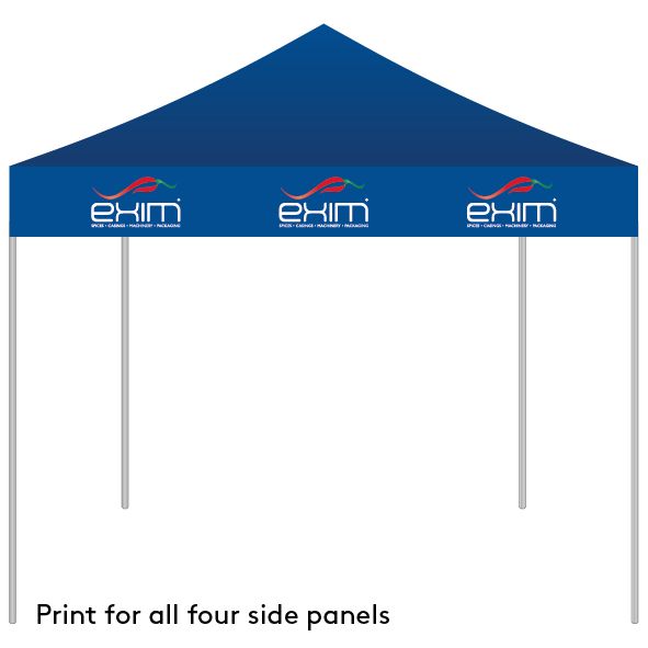 EXIM 3m Gazebo Aluminium Frame - Digital (240Gsm Canopy)