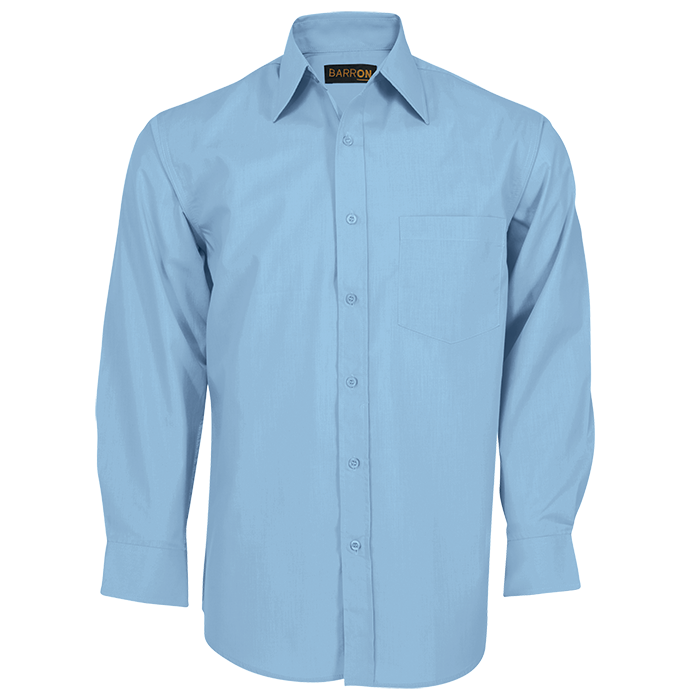 Basic Poly Cotton Lounge Long Sleeve SKY BLUE