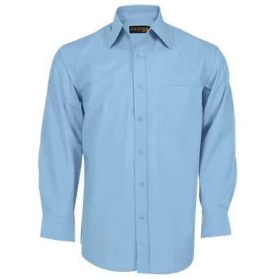 Basic Poly Cotton Lounge Long Sleeve SKY BLUE