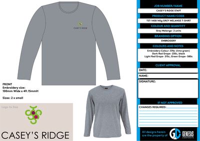 Casey's Ridge Long Sleeve T-Shirt