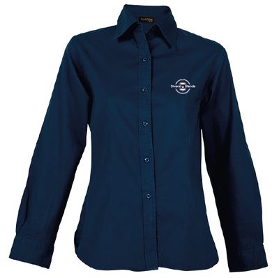 Diversity Blends Ladies Cotton Twill Shirt (Long Sleeve)