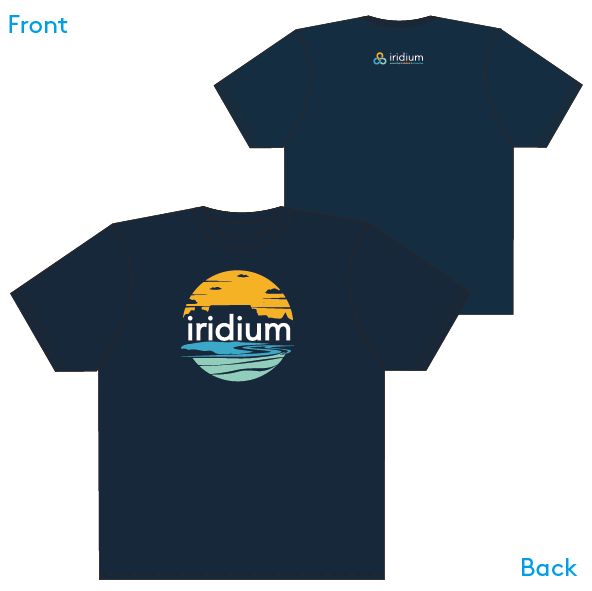UNISEX Iridium 4 Colour T-Shirt (Front &amp; Back)