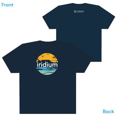 UNISEX Iridium 4 Colour T-Shirt (Front &amp; Back)