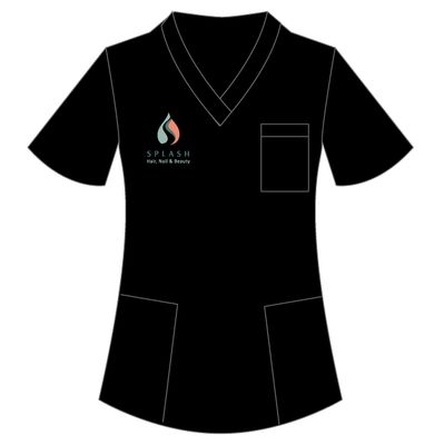 SPLASH Ladies Scrub Top