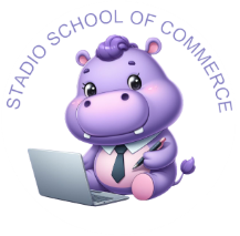 Stadio SCHOOL OF COMMERCE MASCOT Button Badge 37mm