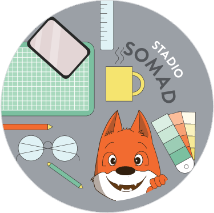 Stadio SOMAD MASCOT Button Badge 37mm