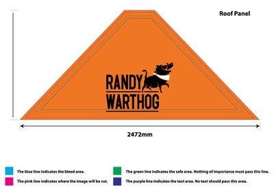 RANDY Fade Resistant 2M x 2M Umbrella