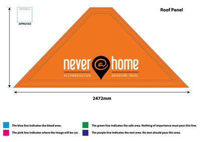 N@H Fade Resistant 2M x 2M Umbrella