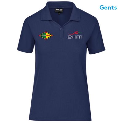 Exim Mens Pique Knit Golf Shirt
