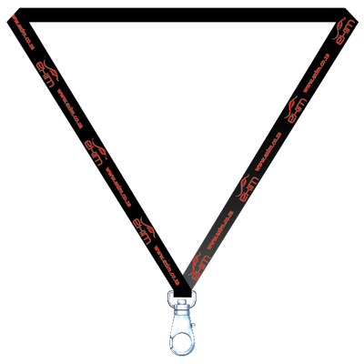 Exim Black Lanyard