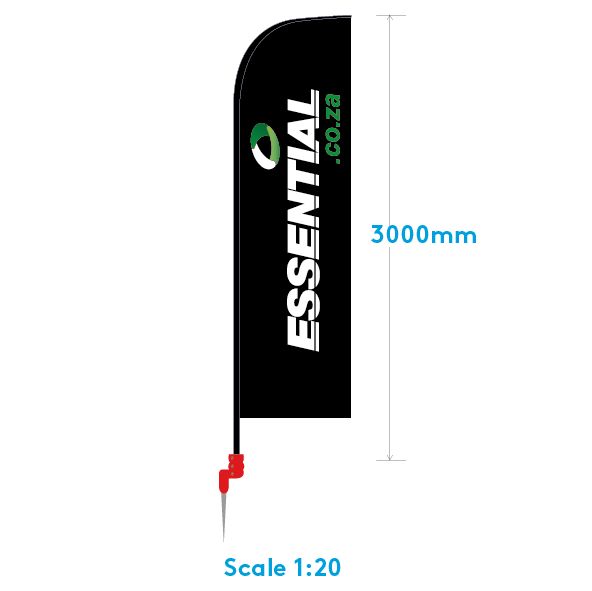 Essential 3m Wind Cheater Banner