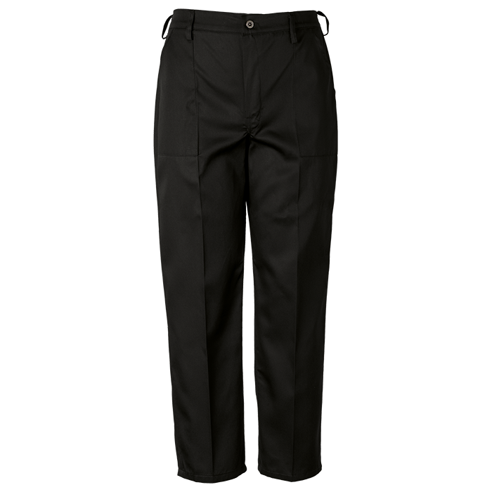 Black Unbranded Budget Poly Cotton Conti Trouser
