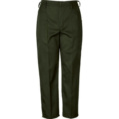 Olive Green Unbranded Budget Poly Cotton Conti Trouser