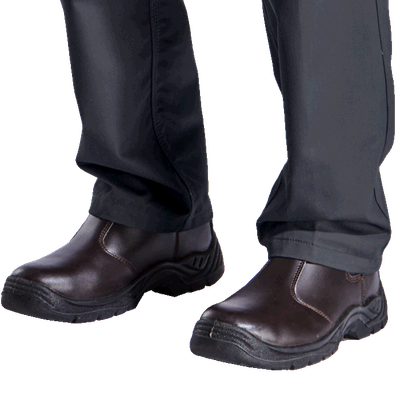 Barron Chelsea Safety Boot (Brown)