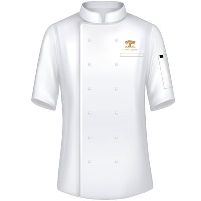 Lepogo Unisex Short Sleeve Chefs Utility Top