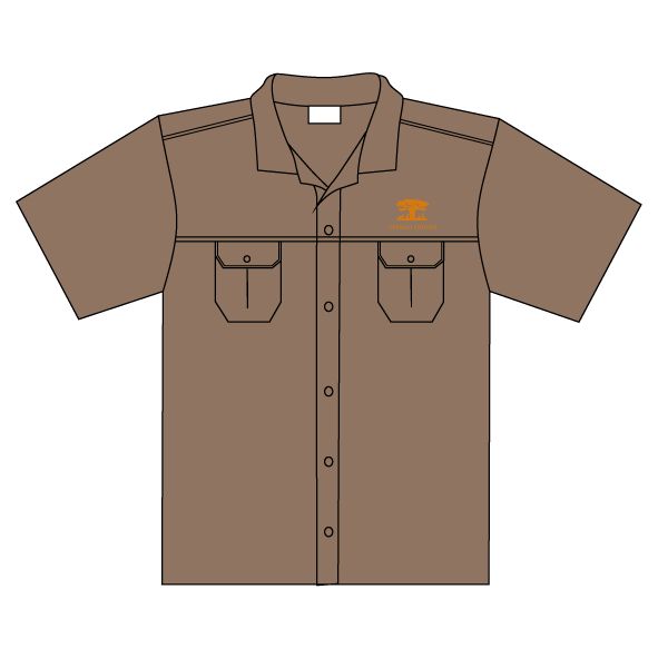 Mens DELTA Bush Shirt (Short Sleeve)