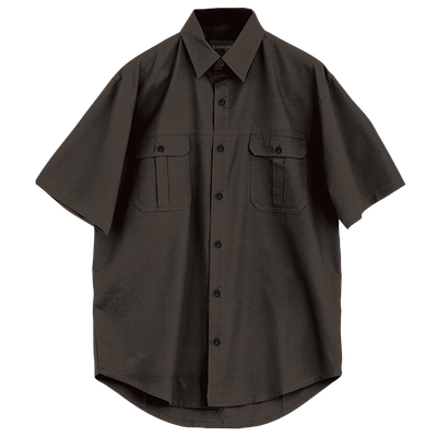 Lepogo Mens Short Sleeve Bush Shirt