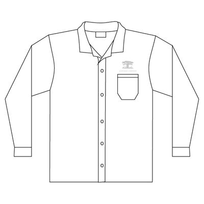 White Cotton Twill Shirt (Long Sleeve)