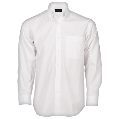 White Cotton Twill Shirt (Long Sleeve)