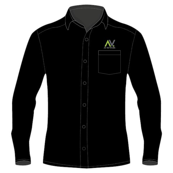 AV Network Lounge Shirt (Black)