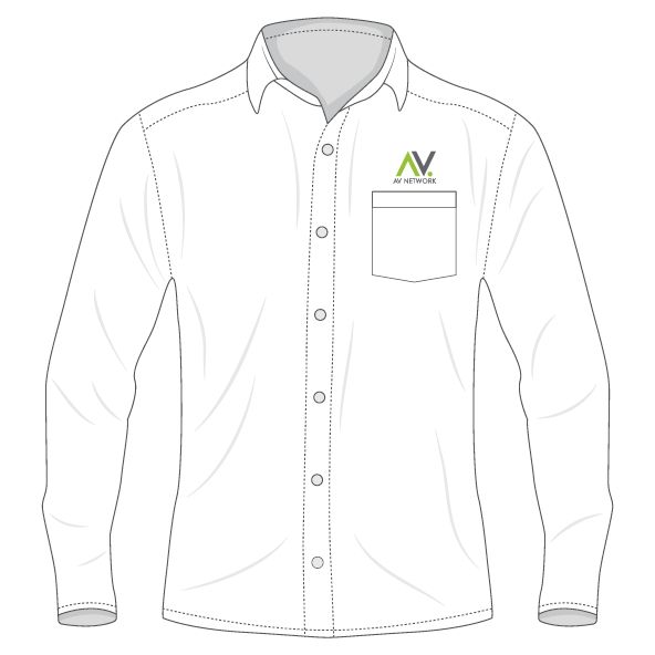 AV Network Lounge Shirt (White)