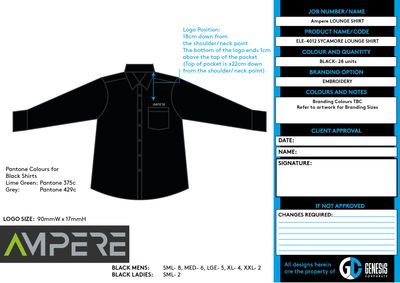 Ampere Lounge Shirt (Black)